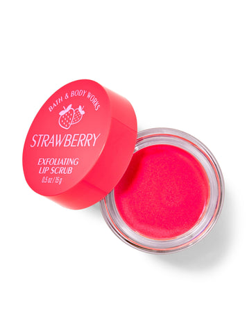 Strawberry exfoliating lip scrub