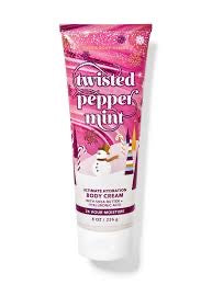 Twisted paper mint body cream