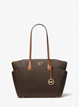 Brown Marilyn Medium Logo Tote Bag