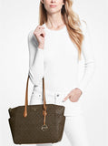 Brown Marilyn Medium Logo Tote Bag