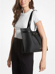 Black Emilia Large Logo Tote