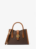 Brown Gabby Small Logo Satchel