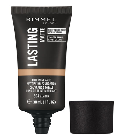 Rimmel London Lasting Foundation Matte 304 Almond 30ml