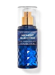 Midnight blue citrus travel size mist