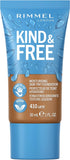 RIMMEL LONDON Kind & Free Foundation - 410 - 30ml Latte