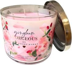 Gingham gorgeous 3wick candle