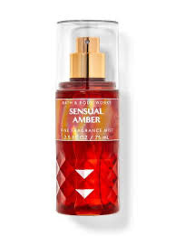 Sensual amber  travel size mist