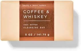 Coffee and whiskey bar soap