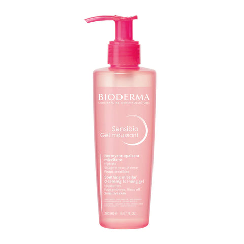 BIODERMA SENSIBIO SOOTHING MICELLAR CLEANSING FOAMING GEL FOR SENSITIVE SKIN 200 ML