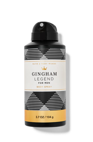 Gingham body spray