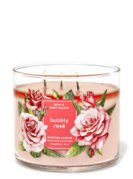 Bubbly rose 3WICK candle