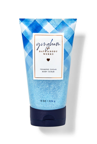 Gingham scrub