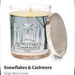 Snowflakes and Cashmere 1WICK candle