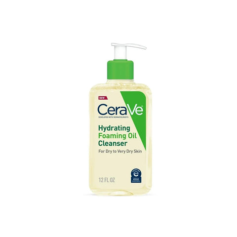 CeraVe Hydrating Foaming Oil Cleanser For Dry To Very Dry Skin (355mL)