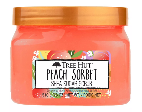 Tree Hut Peach Sorbet Shea Sugar Scrub - 510g