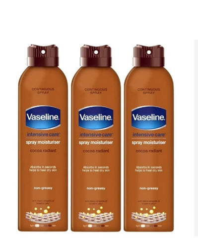 Vaseline Intensive Care Cocoa Spray Moisturizer (184g)