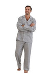 Grey and white   pajama set men