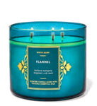 flannel 3wick candle