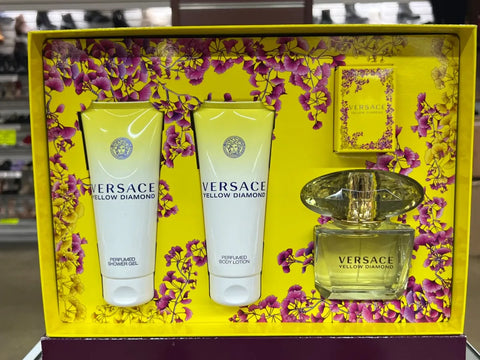 Versace yellow diamonds perfume set