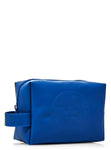 Blue travel toilet bag