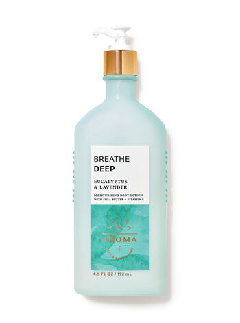 Aromatherapy eucalyptus + lavender  body lotion