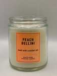 Peach bellini single wick candle