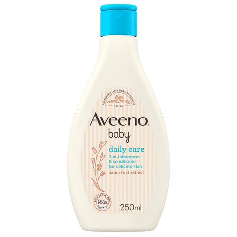 Aveeno baby 2in1 shampoo conditioner 250ml