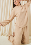 Light brown curly pajama set