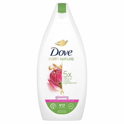 Dove glowing body wash