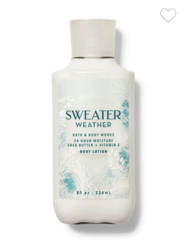 Sweater weather body lotion