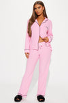 Girl  mama pink pajama set