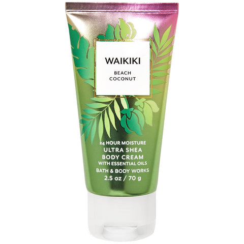 Waikiki beach coconut travel size cream