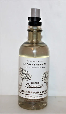 Aromatherapy   calming chamomile essential oil mist