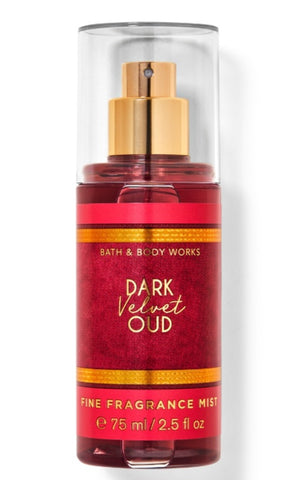 Dark velvet oud travel size mist