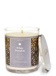 White pumpkin single wick candle