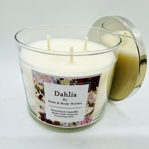 Dahlia 3wick candle