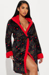 Fleece flirt robe