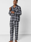 Black and white   pajama set men