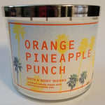 Orange pineapple punch 3wick candle