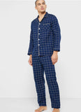 Dark blue pajama set men