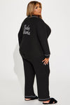 Baby mama black pajama Set