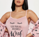 Wishing You Were Mine PJ Short And Robe Set